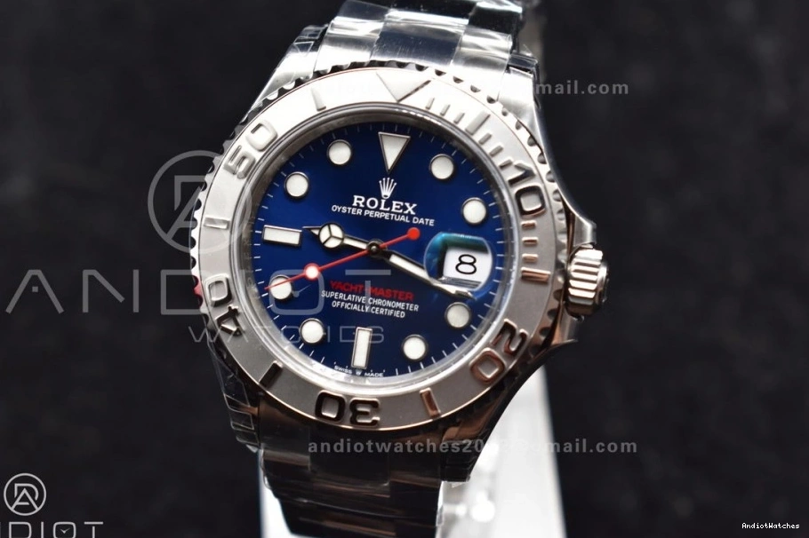 126622 Bracelet Steel EasyCare Blue 1:1 Yacht-Master 1210 on 904L VS VSF Edition Dial Best SS 0324